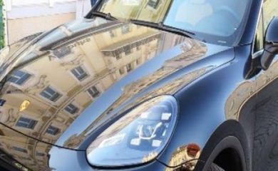 Нарочно надраскаха цяло Порше Кайен в Чепеларе