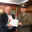 Кметът Мелемов получи грамота за издигане авторитета на Българската армия