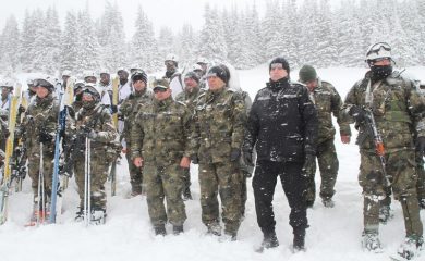 Началникът на отбраната: Впечатлен съм от способностите на 101-ви алпийски полк