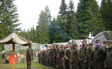 101-ви алпийски полк проведе полеви лагер при сложни метеорологични условия