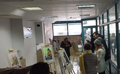 Oткриха първа изложба в преобразения подлез в Райково