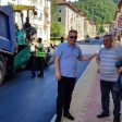 Нов асфалт на улица “Васил Левски” в Рудозем