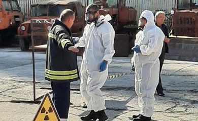 Практическо учение при ядрена и радиационна авария