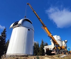 Роженската обсерватория се сдоби с наблюдателна кула за новия телескоп