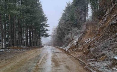 Разчистиха паднала скална маса по пътя за златоградското село Долен