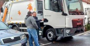 Община Баните се сдоби с нов сметосъбиращ камион