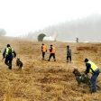 Рожен стана сцена на мащабно учение при самолетна катастрофа