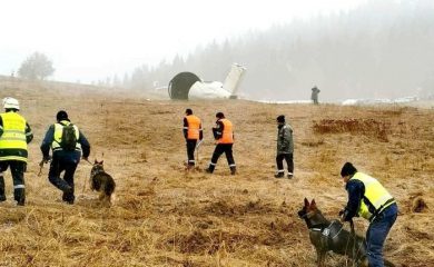 Рожен стана сцена на мащабно учение при самолетна катастрофа
