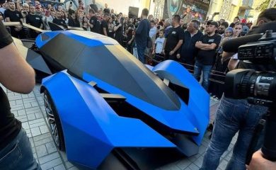 В родопско село представиха прототип на хиперколата Aлиeнo Caнтиepo