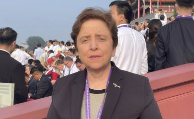 Дора Янкова присъства на парада в Пекин и видя президента на Китай
