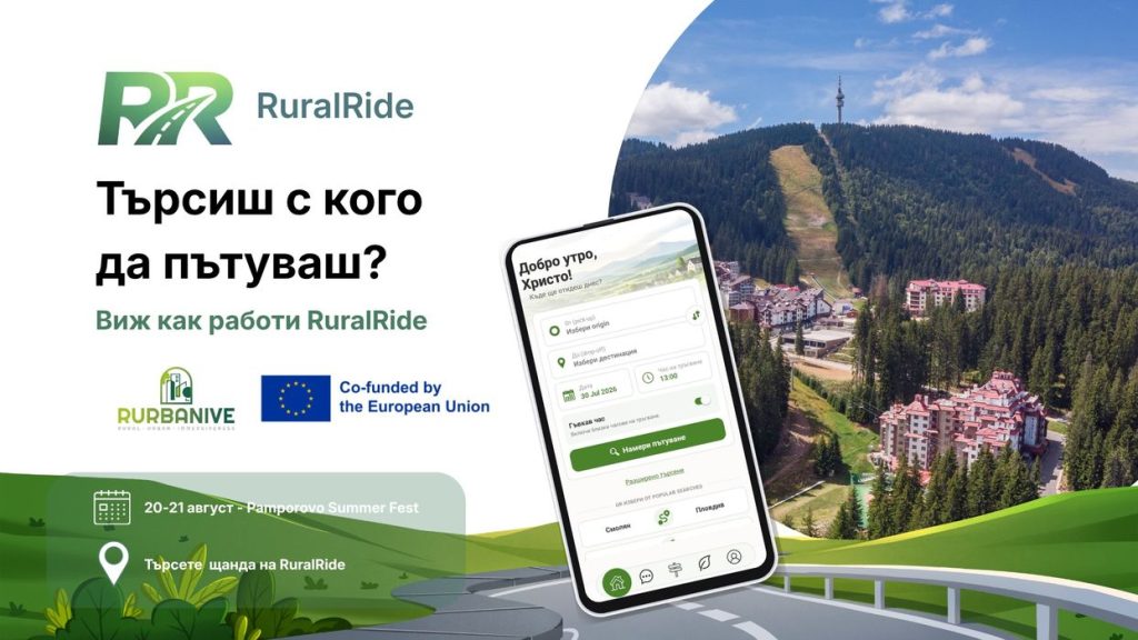 Преди да питаш във Facebook „Някой пътува ли в моята посока?“ – виж в RuralRide